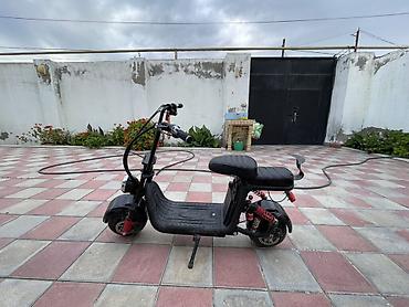 elektrikli scooter tap az: Elektrik skuter – fat-təkərli, iki oturacaqlı şəhər modeli — 3