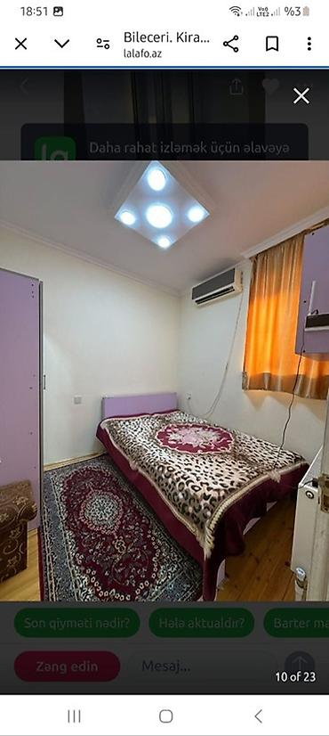 arenda qaraj: Tecli ucuz 2 otaqli ev kira verilir Bileceri Ag saray teref avto — 7