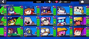 Искусство и коллекционирование: Brawl Stars hesabı – Pro Pass aktiv, geniş döyüşçü kolleksiyası - — 8
