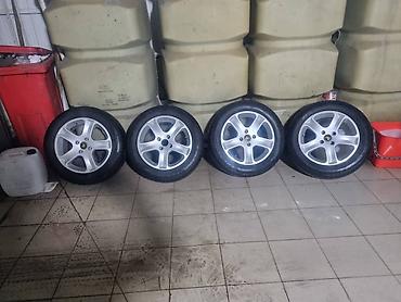 bmw 1990: Комплект из 4 колес в сборе: литые диски + шины. - Диски — 1
