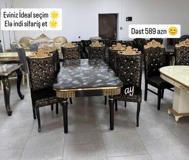 Dolablar: Masa desti sifarisle hazırlanır. ⚜️ İstehsaldan satiş, otağınıza