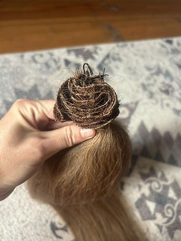 maşka: Təbii saç tutması – şatuz/kapsul/şinyo/uzadılma üçün - Material: 100% — 2