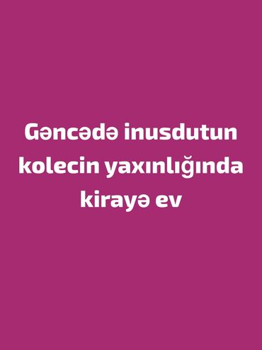 tələbə üçün kirayə evlər: 3 м², 3 комнаты, Газ, Электричество, Водопровод