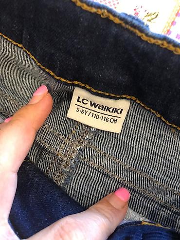 Cinslər və şalvarlar: LC Waikiki uşaq cins şalvarı - Rəng: Açıq boz (washed effektli) - — 6