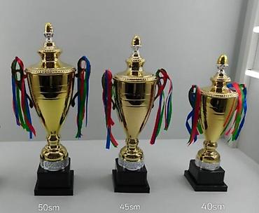 медаль: Kuboklar. 16 ədəd üçüncü yer (hündürlüyü 40 sm), 3 ədəd ikinci yer — 1
