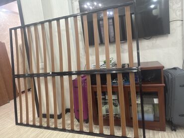 двух спалный кроват: Эки кишилик керебет, Колдонулган, Матрасы бар, узуну - 200 см