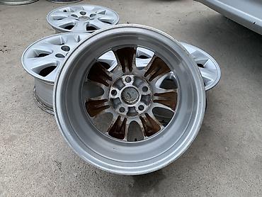 114: Литые Диски R 15 Toyota, Комплект, отверстий - 5, Б/у — 6