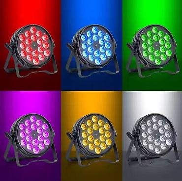 projektorlar: PM LIGHTING PB418 səhnə işıqlandırma proyektoru - 18 LED mənbə: yüksək — 3