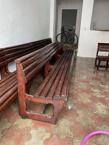 bağ stulları: Taxta (ağac) bağ-mebel dəsti - Material: bərk ağacdan hazırlanmış — 5