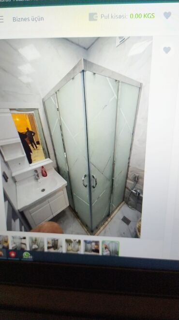 Duş kabinaları, arakəsmələr: Yeni Üstü açıq kabina, Düzbucaqlı, Pulsuz çatdırılma, Ödənişli çatdırılma — 2