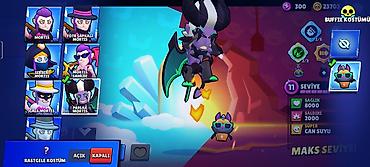 10 yas: Brawl stars hesabı satışı 10k içində 10 dənə efsanevi köstüm var — 4