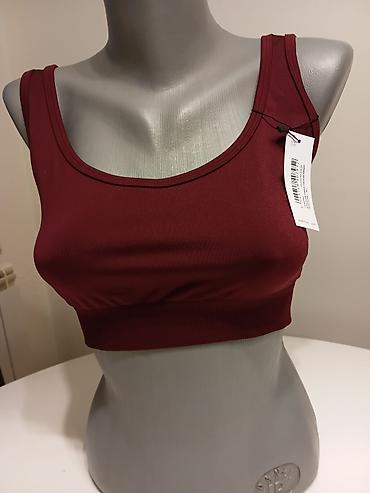 c: Bordo sportski top/braleta bez šavova - Model: kratki sportski top sa — 1
