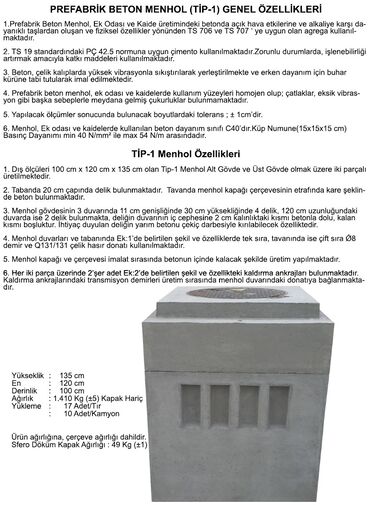 Beton quyuları: Dəmir-beton quyu və quyu elementləri Satışı - Kanalizasiya, su və qaz — 41