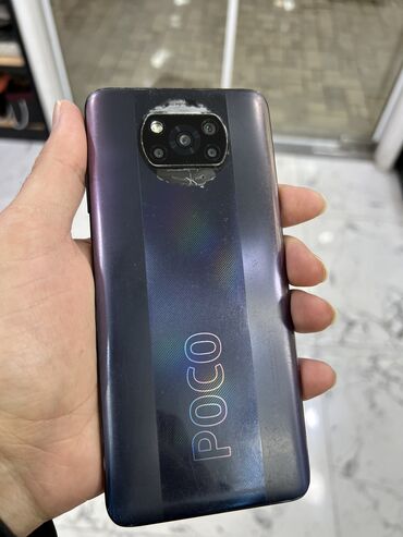 poko telefon: Poco X3 Pro, 256 GB, rəng - Bənövşəyi, Sensor, Barmaq izi, Face ID