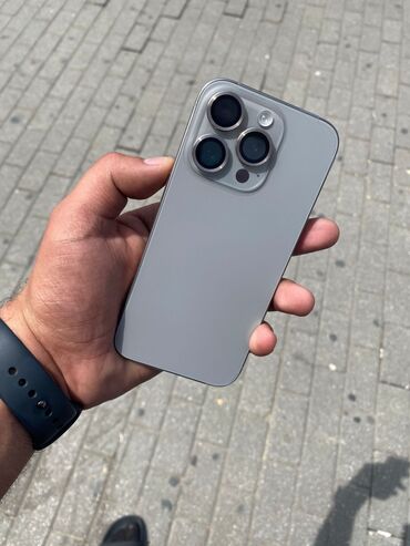 Apple iPhone: IPhone 15 Pro, 128 GB, Natural Titanium, Face ID