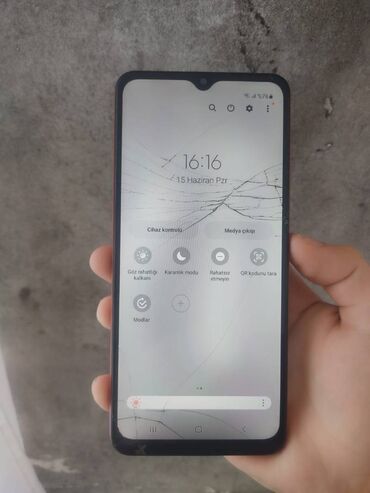 insta360 x3 qiymeti: Samsung Galaxy A12, 64 GB, rəng - Qırmızı, Barmaq izi