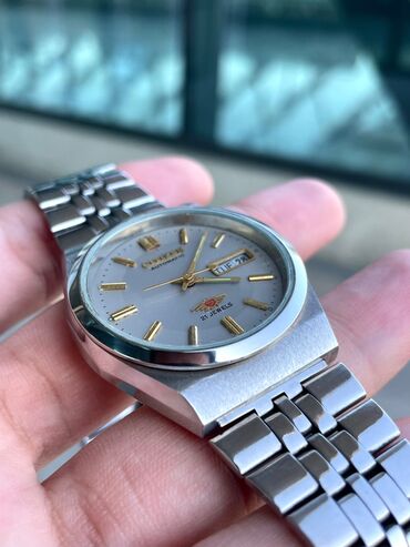 Qol saatları: İşlənmiş, Qol saatı, Orient, rəng - Boz — 4