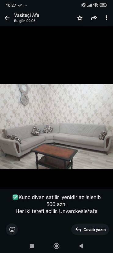 Mətbəx mebeli: Künc divan, Yeni, Çatdırılma yoxdur