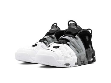 Ботинки: Nike air more uptempo white/grey/black высшего качества