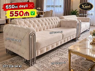 Xmd divan modeli – endirimdə! - Rəng: krem/bej - Üslub: modern-luks