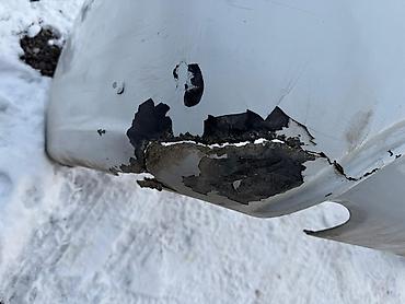 Бампер и комплектующие: Бампер Daewoo, Б/у, Оригинал — 4