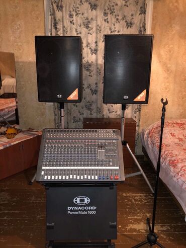 Mikşerlər: Dynacord PowerMate 1600 Səs gücləndirici və 2 Ədəd Kalonka 1600 dük — 1