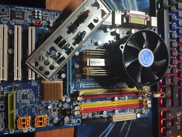 процессор 775 сокет: Материнская плата, Б/у, Gigabyte, LGA775, Для ПК
