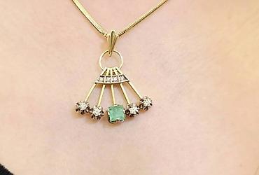 watch 8: Kulon, Sarı qızıl, 750 Əyar, Brilyant, 1.51-2.00 Karat, 7 g — 4