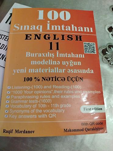 Testlər: Məhsul: “100 Sınaq İmtahanı – ENGLISH 11” hazırlıq kitabı Təsvir: - — 1