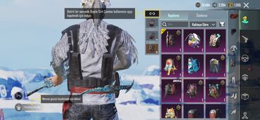 Qəlyan, vayp və aksesuarları: PUBG Mobile hesabı – zəngin inventar və nadir skinlər — 6