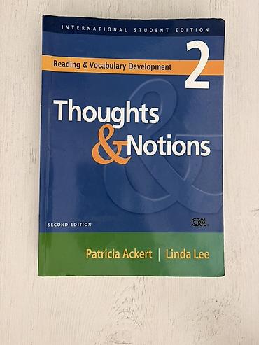 Книги и журналы: Məhsul: İngilis dili dərsliyi – “Thoughts & Notions 2: Reading — 1