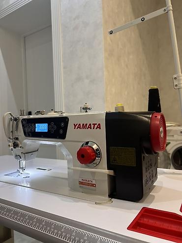 dikiş masini: Yamata sənaye tikiş maşını – stol və pedalla tam komplekt — 5