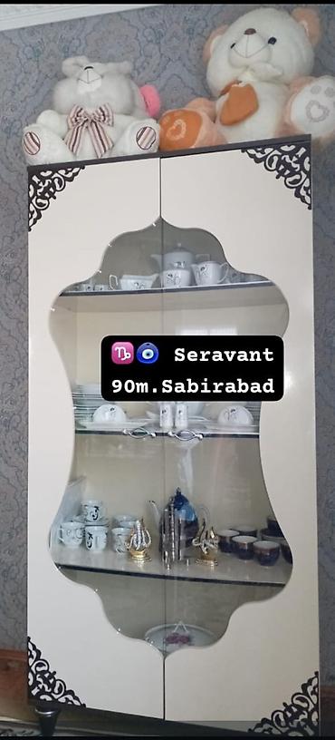 2ci el skaf: Serjant (vitrin) – Sabirabad - Klassik dizaynlı, krem rəngli korpus — 1