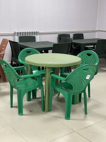 стол стул для офиса: Комплект садовой мебели, Пластик