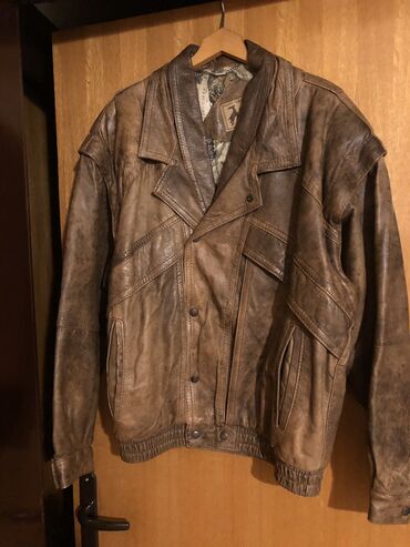 orsay kožne jakne: Leather jacket Genuine leather, M (EU 50), color - Brown