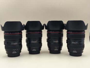 canon 50mm 1 4: Canon 24-105mm f4 L 1 ci versiyya. lensler ideal vəziyyətdədir, çox az
