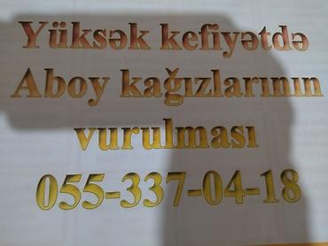 komputer ustası: Aboylarin soyulmasi yüksək keyfiyyətdə vurulmasi — 2