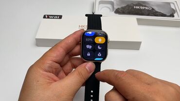 Другие смарт-часы: Smart watch оригинал ✅ Версия : Hk9 pro♥️ цвета : серый ⬜ черный ⬛ — 11
