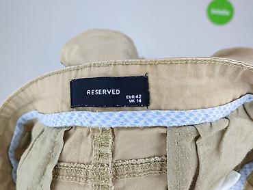 jeansy biale: Reserved, Spodnie materiałowe damskie, rozmiar XL — 4
