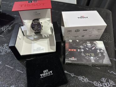 барсетка мужская классическая: TISSOT кварцевые в идеальном состоянии!! Оригинал б/у