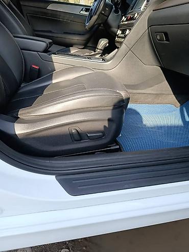 Другие автоуслуги: Сдаю в аренду Hyundai Sonata, белый седан бизнес-класса (рестайлинг) — 10