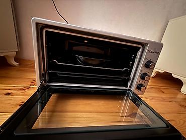 Техника для кухни: Yoshiro elektrik mini soba - Stolüstü kompakt dizayn, şüşə qapı və — 3