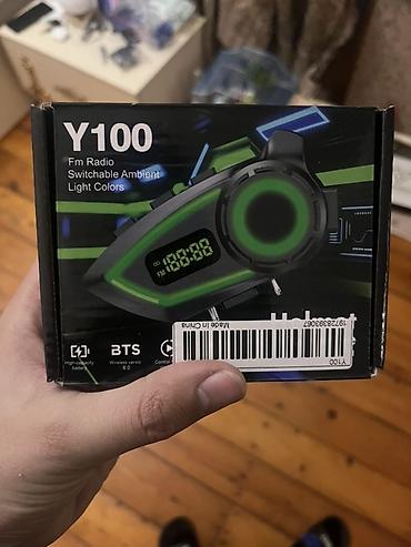 interkom: Y100 Helmet Headphones – motosiklet dəbilqəsi üçün simsiz qulaqcıq və — 1