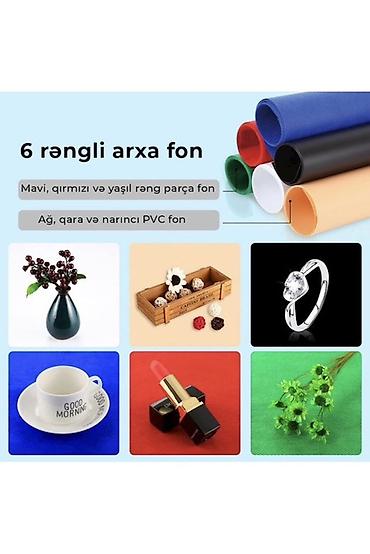 iphone 8 plus irsad: Puluz Foto Light Box – 60×60×60 sm portativ fotoqutu Məhsulunuzun — 6