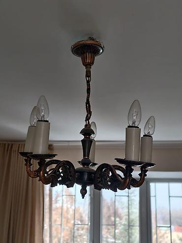 Люстры: Продаются предметы интерьера и мебели: 1) Люстра потолочная на 8 — 3