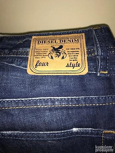 Farmerke: Original DIESEL farmerice 32/33 KAO NOVE 100% cotton Polustruk 44cm — 5