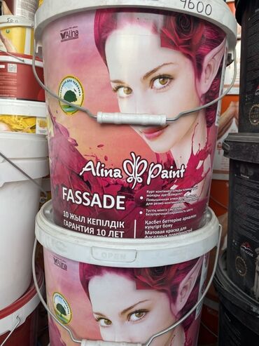 палимерный краска: Фасадная краска Alina Paint FASSADE - Назначение: матовая краска для