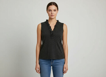 bluzka z dekoltem v zalando: Women's blouse, size M