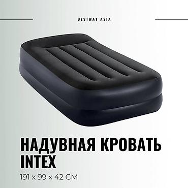 желе: Надувная кровать, Новый, Односпальный, Intex, длина - 191 см — 3