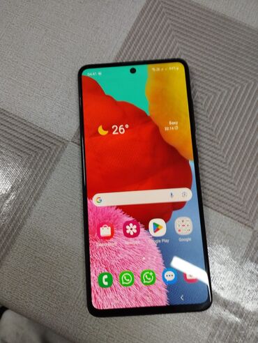 Samsung: Samsung Galaxy A51, 64 GB, rəng - Qara, Sensor